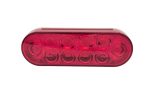 LED 6in Oval RED StopTailSignal STL-72RB