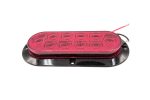 LED Surface Mount 6in Oval RED SKU-STL-78RB