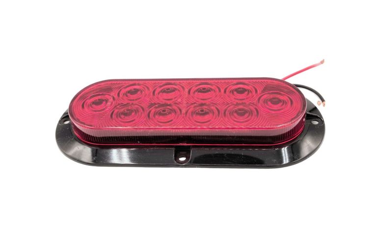LED Surface Mount 6in Oval RED SKU-STL-78RB